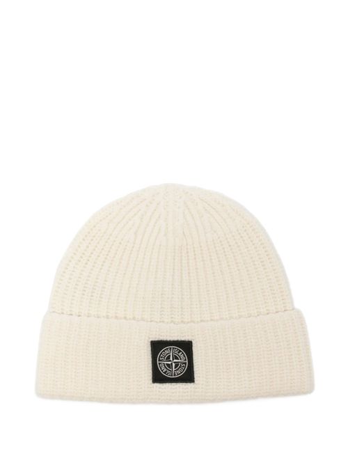 Cappello beanie avorio Stone Island | L2S15 N100012 S00B4V0093 IVORY